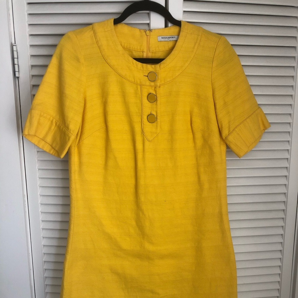 Yellow Banana Republic Dress